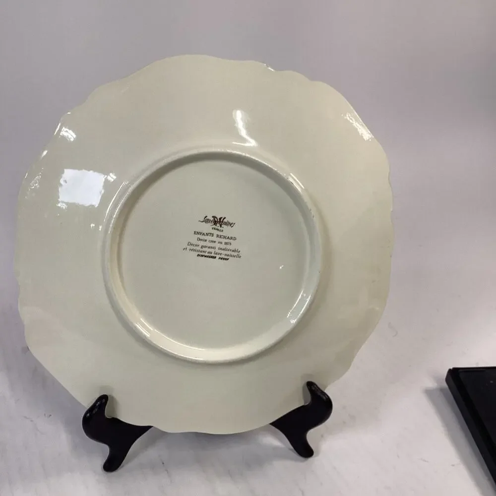 Sarreguemines Enfants Richard Rond Gebak/Taart Schaal- Round Cake Plate/Serving